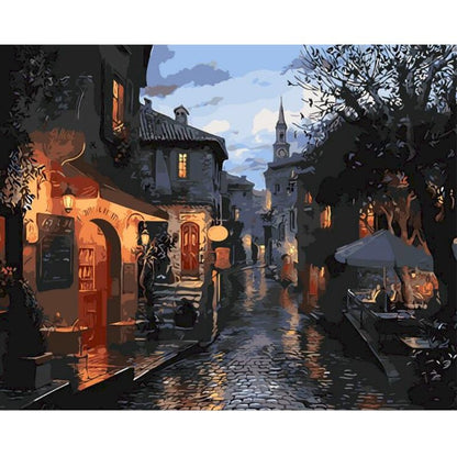 Colorful City Art Painting Kit