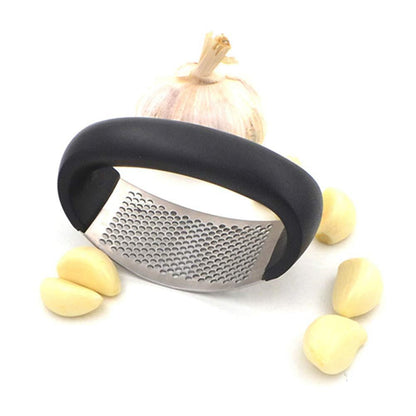 Easy Grip Stainless Garlic Crusher