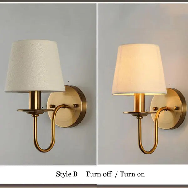 Classic Textile Wall Light - Cofik