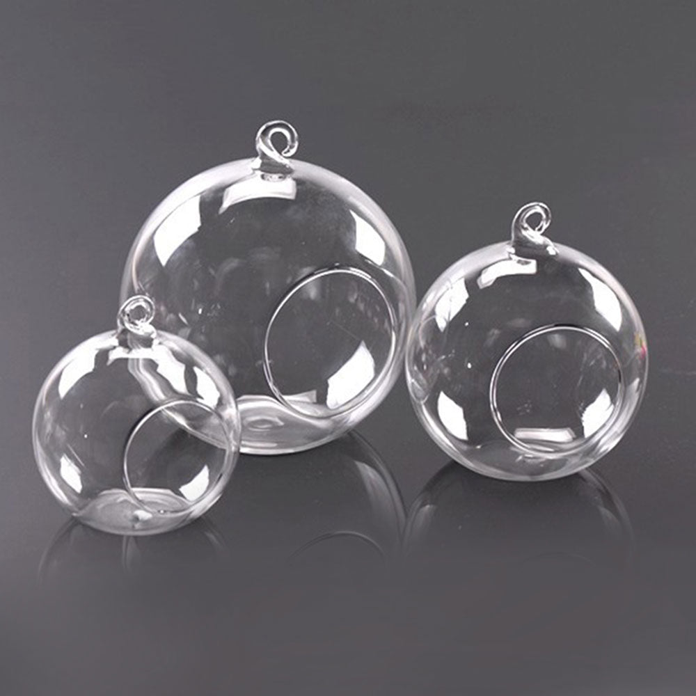 Glass Moonlight Candle Holder