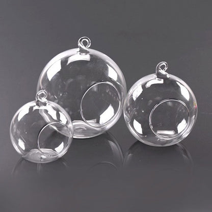 Glass Moonlight Candle Holder