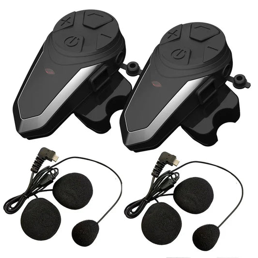 Wireless Motorcycle Helmet Bluetooth Intercom Headset - Cofik
