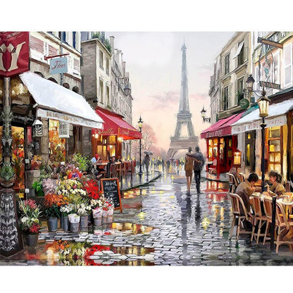 Colorful City Art Painting Kit