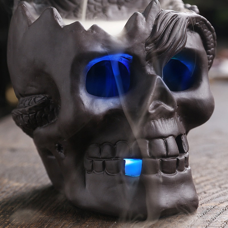 Dark Skull Electric Incense Holder