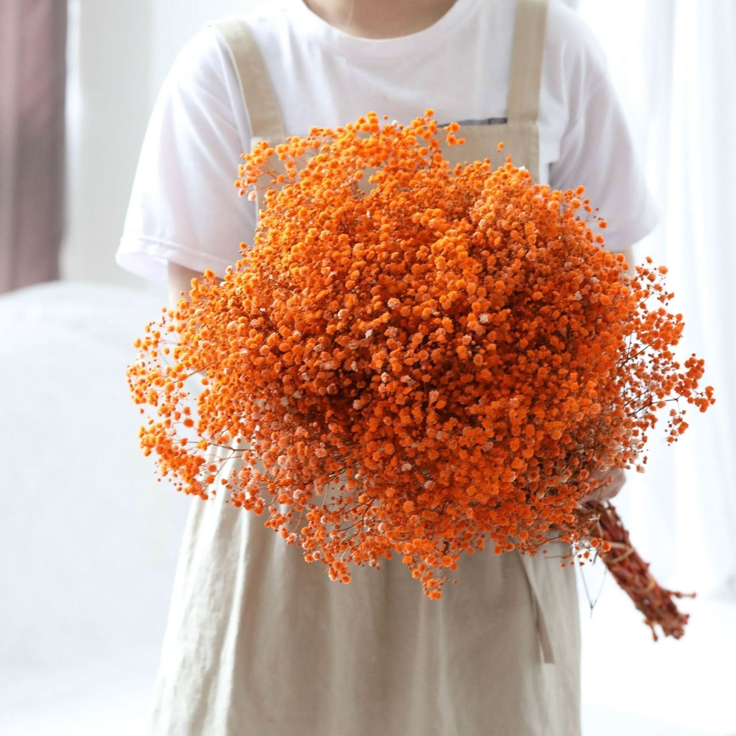 Fresh Real Air Dried Baby's Breath Flower Arrangement