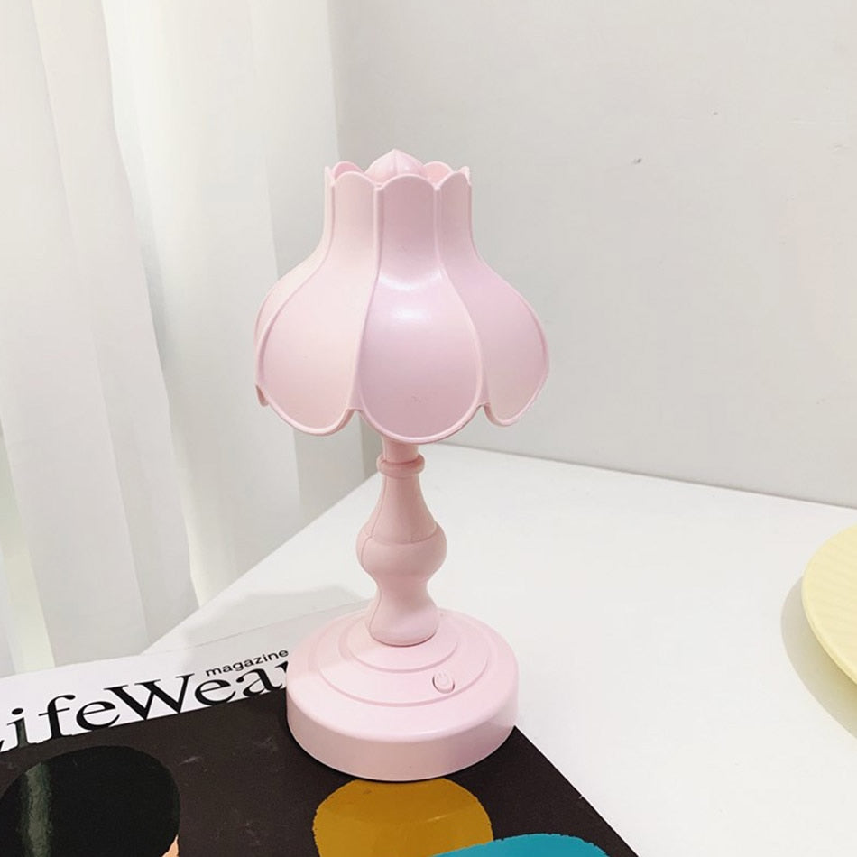 Vintage Floral Table Lamp - Cofik