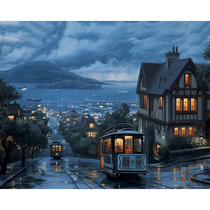 Colorful City Art Painting Kit