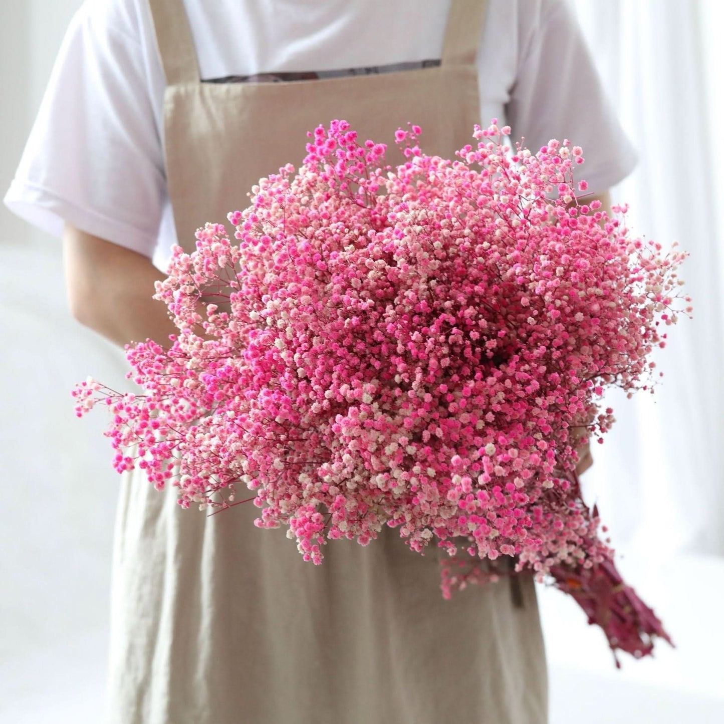 Fresh Real Air Dried Baby's Breath Flower Arrangement