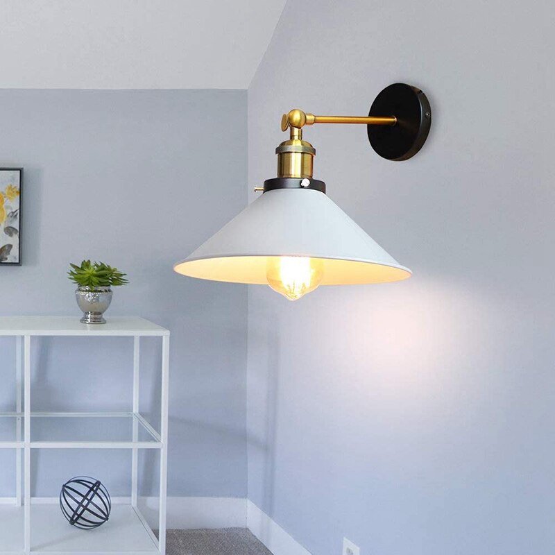 Rustic Metal LED Wall Lamp