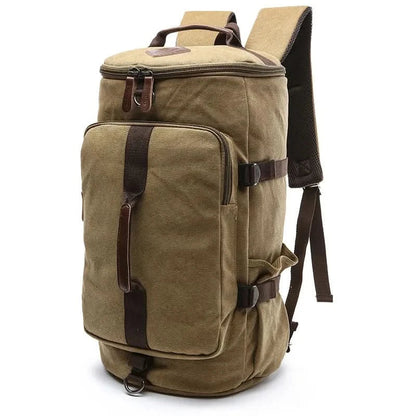 Versatile Men's Cotton Duffel Bag for Travel