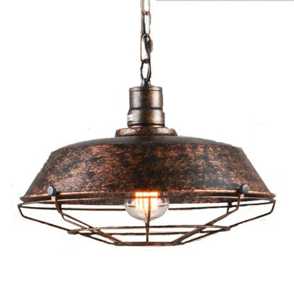 Rustic Metal Hanging Lamp - Cofik