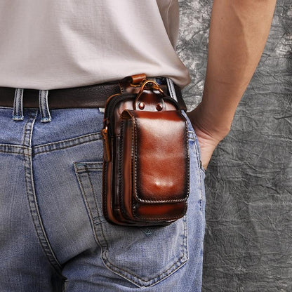 Stylish Leather Belt Bag for Men