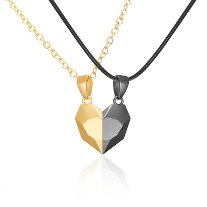 Lovely Matching Heart Necklace for Couples