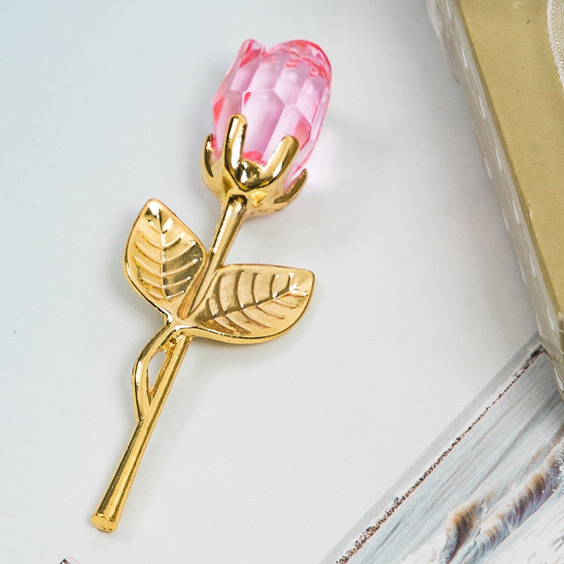 Exquisite Crystal Rose Gift Set for Women