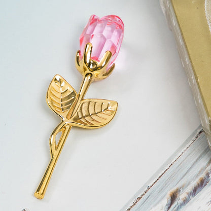 Exquisite Crystal Rose Gift Set for Women