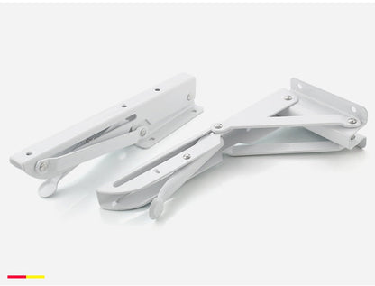 Space-Saving Stainless Steel Folding Shelf Brackets