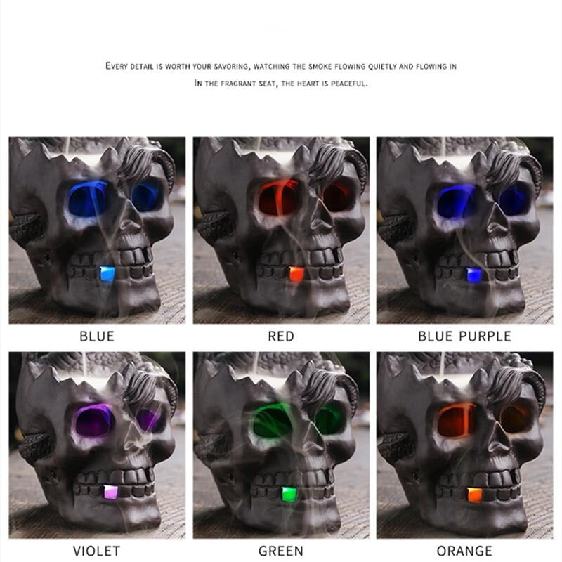 Dark Skull Electric Incense Holder