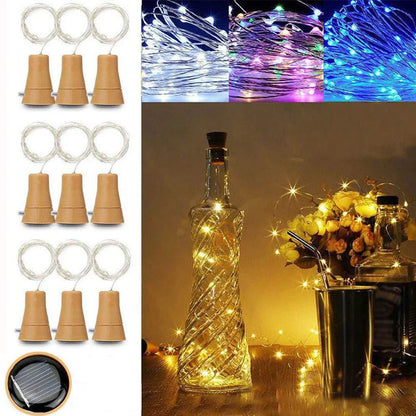 Outdoor Solar Fairy Bottle Lights