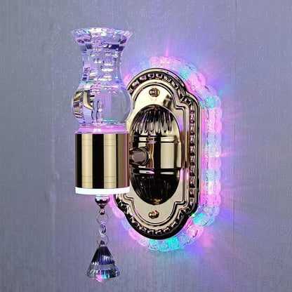 Luxurious Glass Bloom Adjustable Wall Light