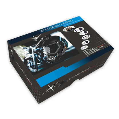 Waterproof Motorsport Intercom with FM & Long Range Bluetooth