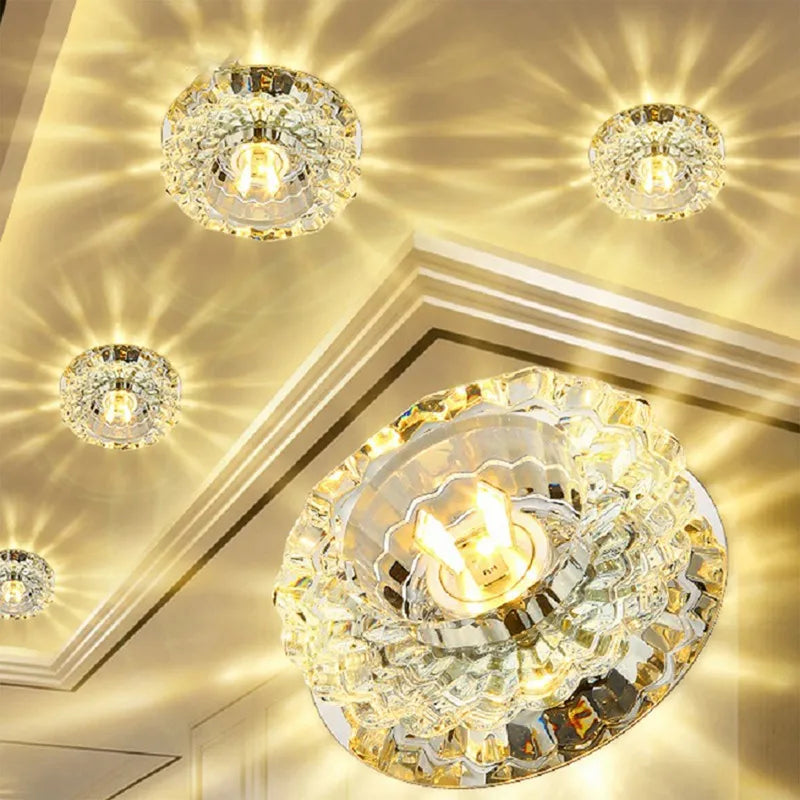 Stylish LED Glass Pendant Light