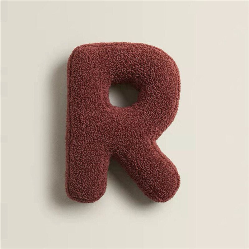 Cozy Alphabet Pillow for Kids and Bedrooms