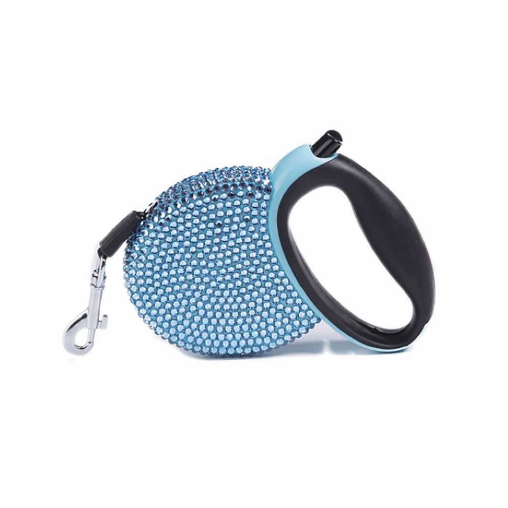 Sparkling Pet Leash with Glittering Studs for Small Pets