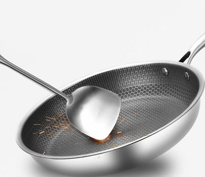 Durable Non-Stick Stainless Steel Frying Pan
