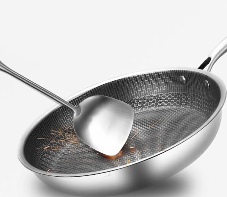 Premium 12 Inch Non Stick Stainless Steel Fry Pan