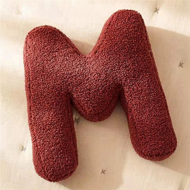 Cozy Alphabet Pillow for Kids and Bedrooms