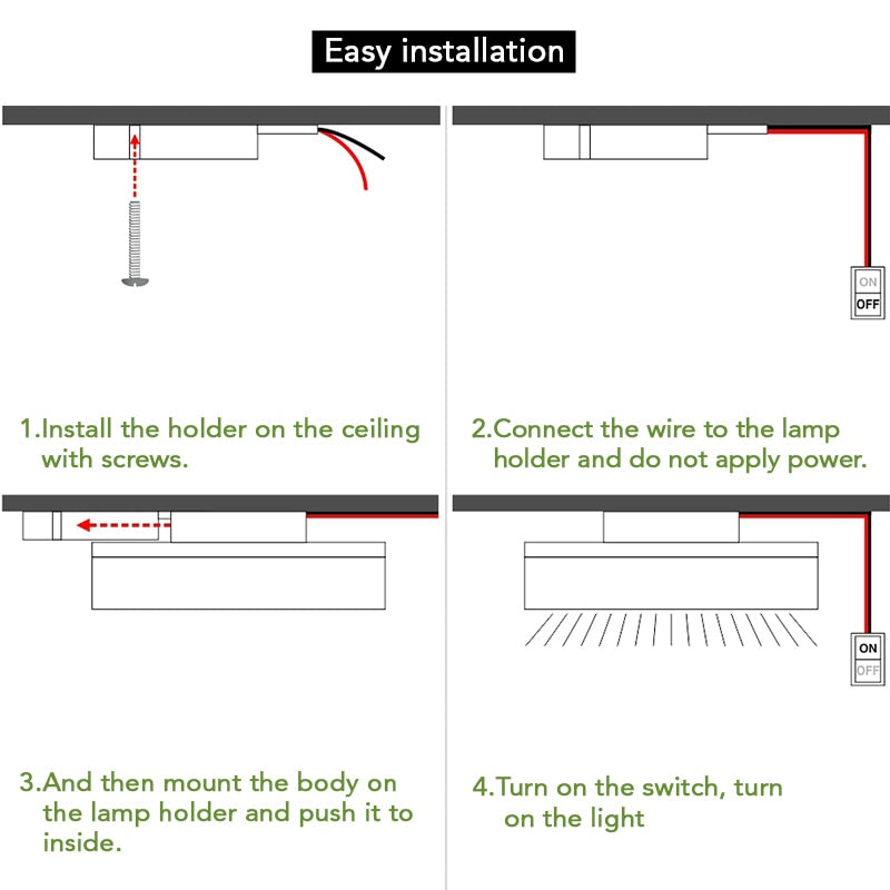 Elegant Home Modern LED Ceiling Lamp