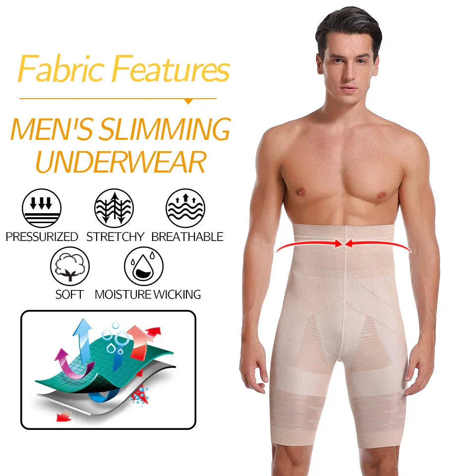 Slimming Men's High Waist Shapewear Briefs