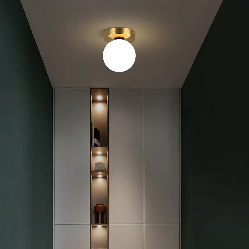 Simple Elegant Glass Pendant Light