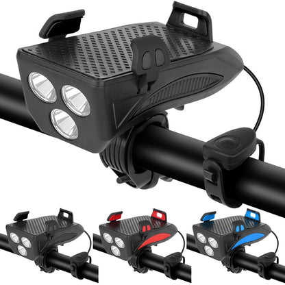 Rechargeable Bike Light Power Bank Combo