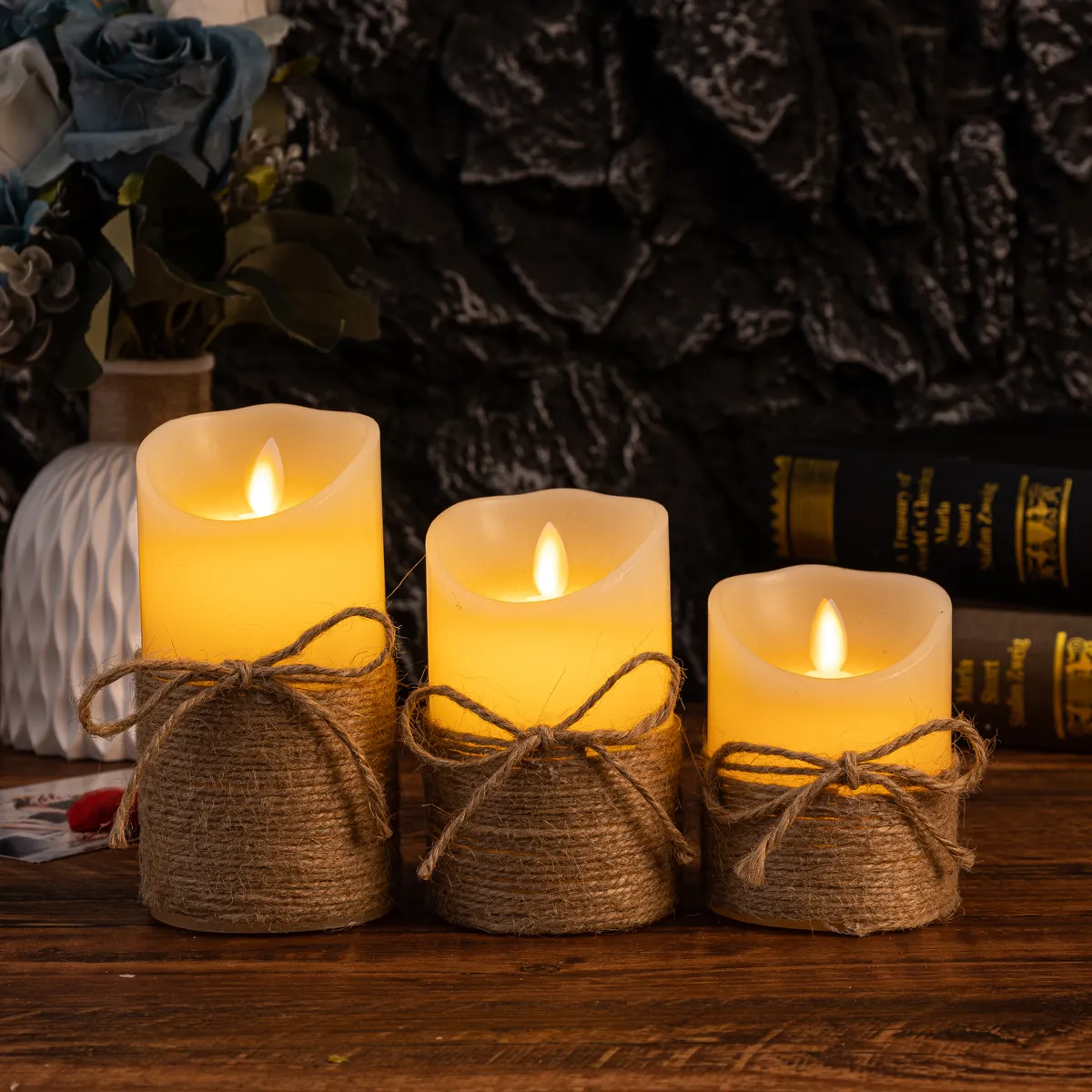 Realistic Electric Block Candles