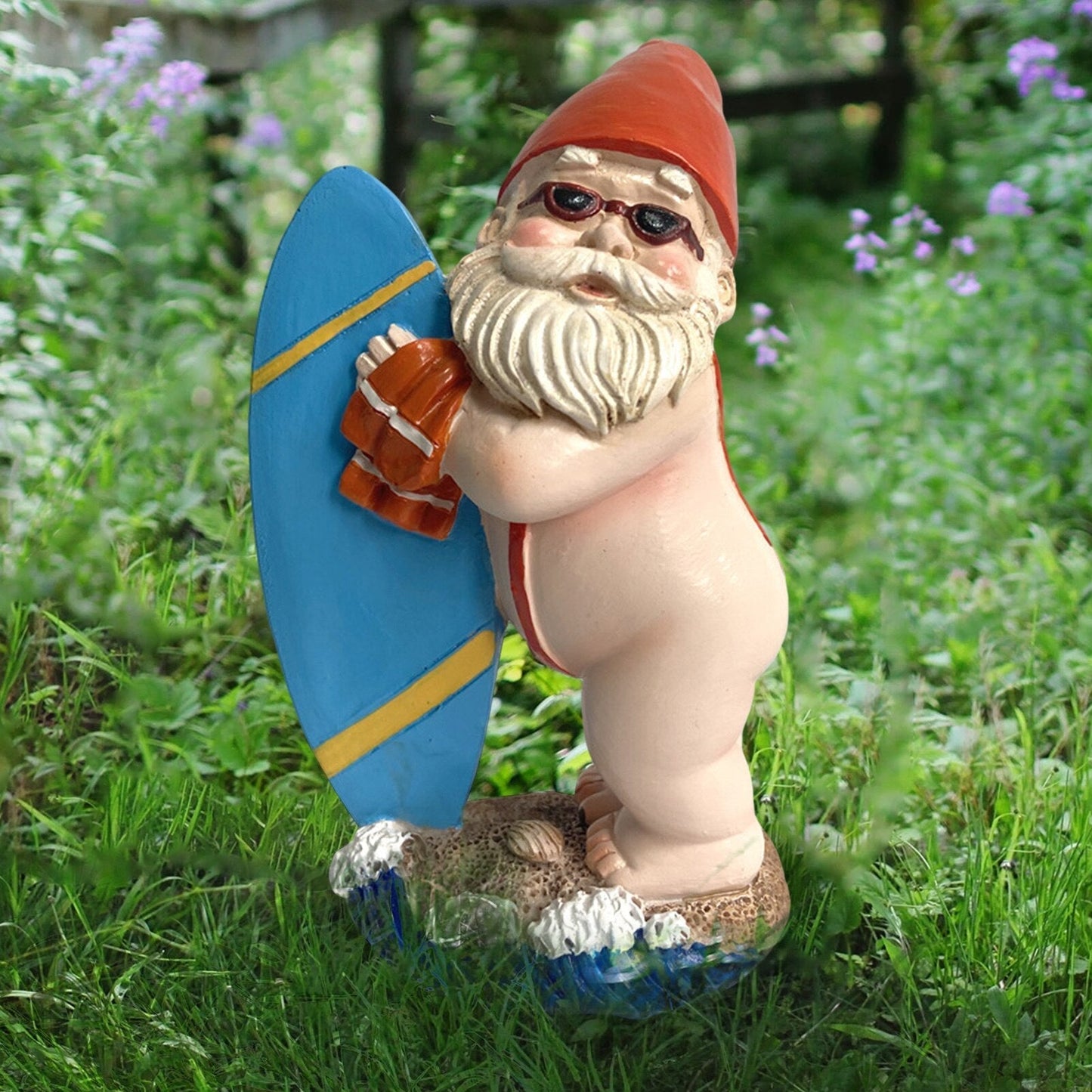 Fun Outdoor Gnome Statue: Yard Decor - Cofik
