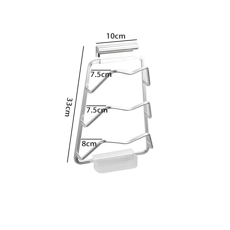 Space-Saving Pot Lid Holder Rack