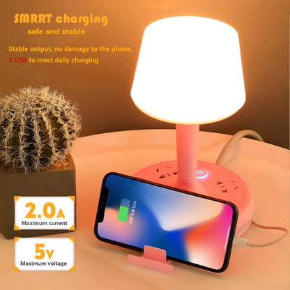Versatile USB Desk Lamp with Phone Stand