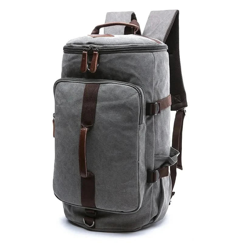 Versatile Men's Cotton Duffel Bag for Travel