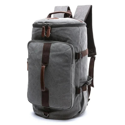 Versatile Men's Cotton Duffel Bag for Travel