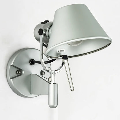 Sleek LED Wall Light – Modern Bedroom Sconce, Adjustable Aluminum Fixture