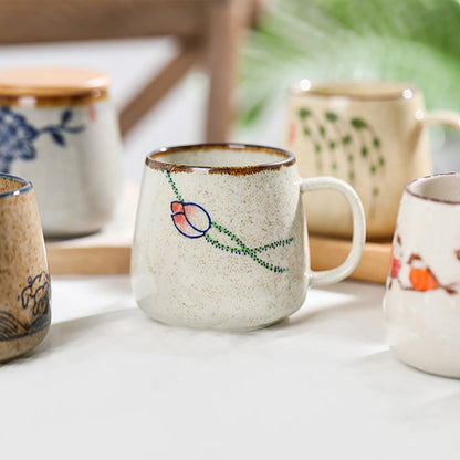 Vintage Style Handcrafted Japanese Tea Cups