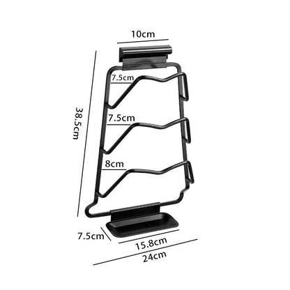 Space-Saving Pot Lid Holder Rack