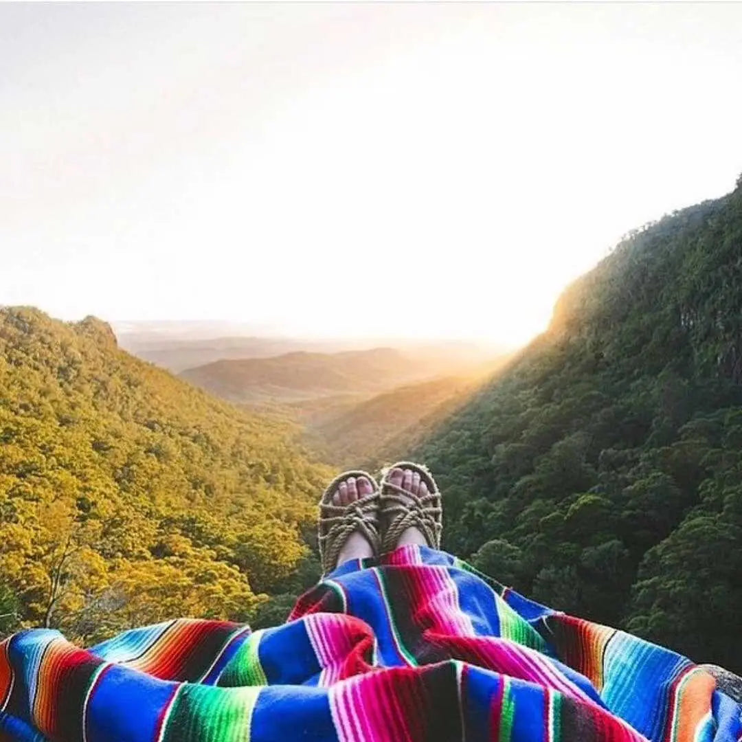 Colorful Southwestern Pattern Throw Blanket