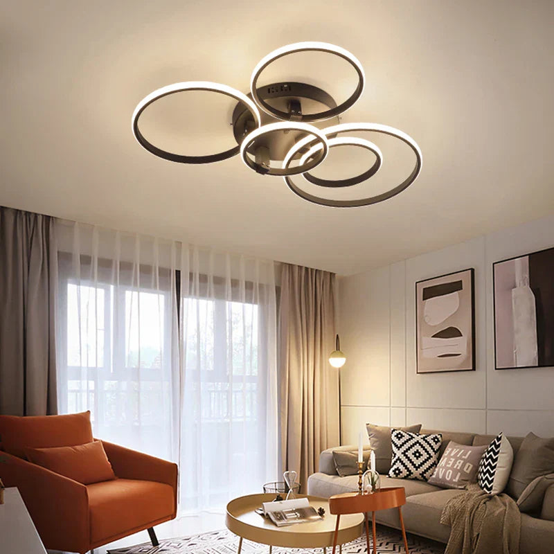 Smart LED Ceiling Lamp - Dimmable Remote Control