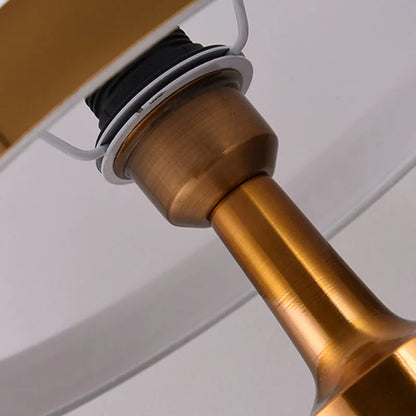 Luxury Gold Metal LED Bedside Table Lamp