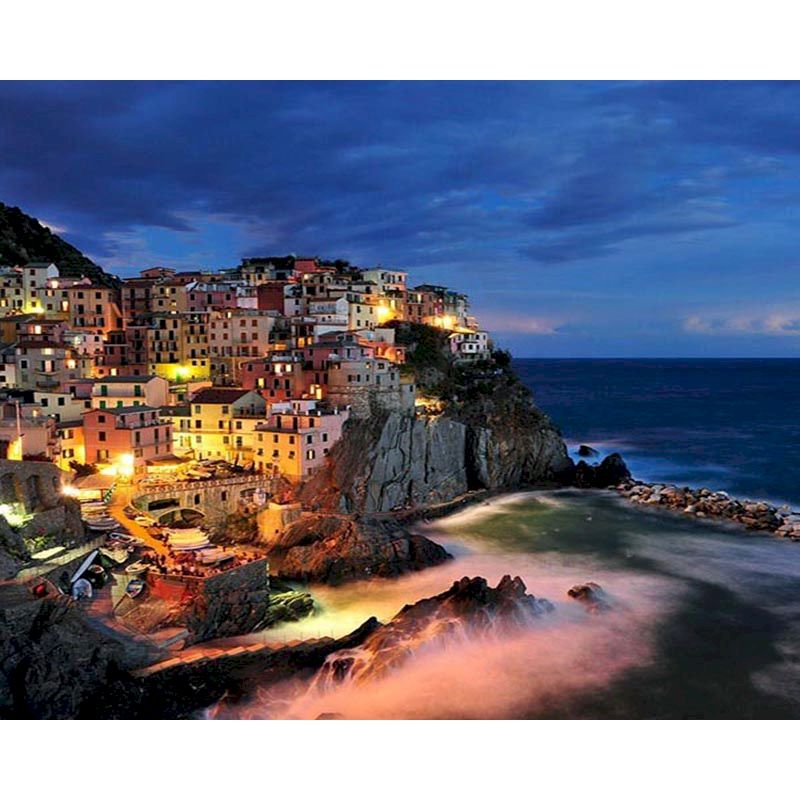 Colorful City Art Painting Kit