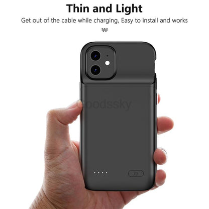 Durable Phone Case with Built-in Power Bank Charger