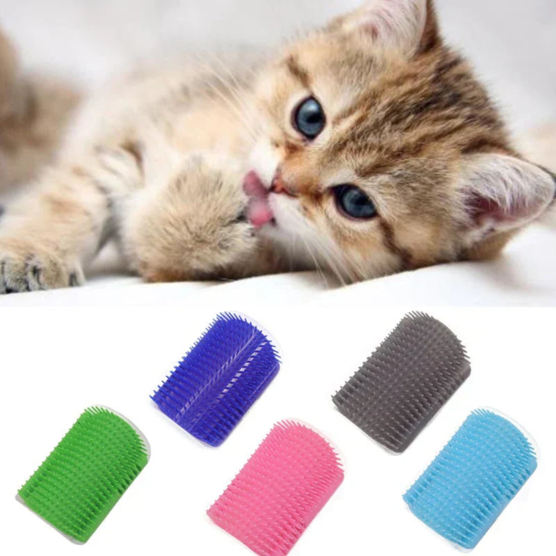 Cat Grooming Brush Corner - Pet Fur Cleaner