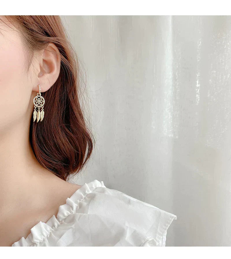 Luxurious 14k Gold Stud Earrings